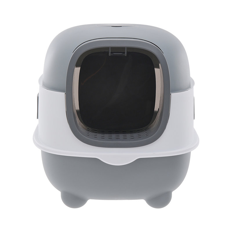 Bromwich Plastic Enclosed Litter Box with Scoop