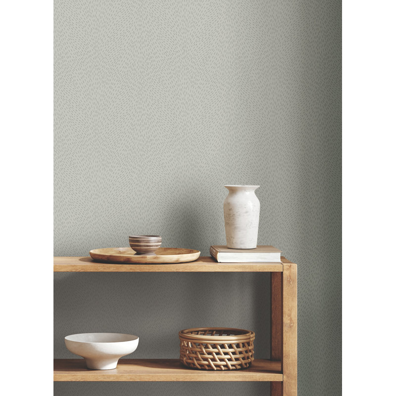 Papier peint Dew Drop Sea Mist, Gris