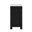 Meuble-lavabo 30 po avec lavabo en céramique et 2 tablettes réglables à fermeture en douceur-2086314625