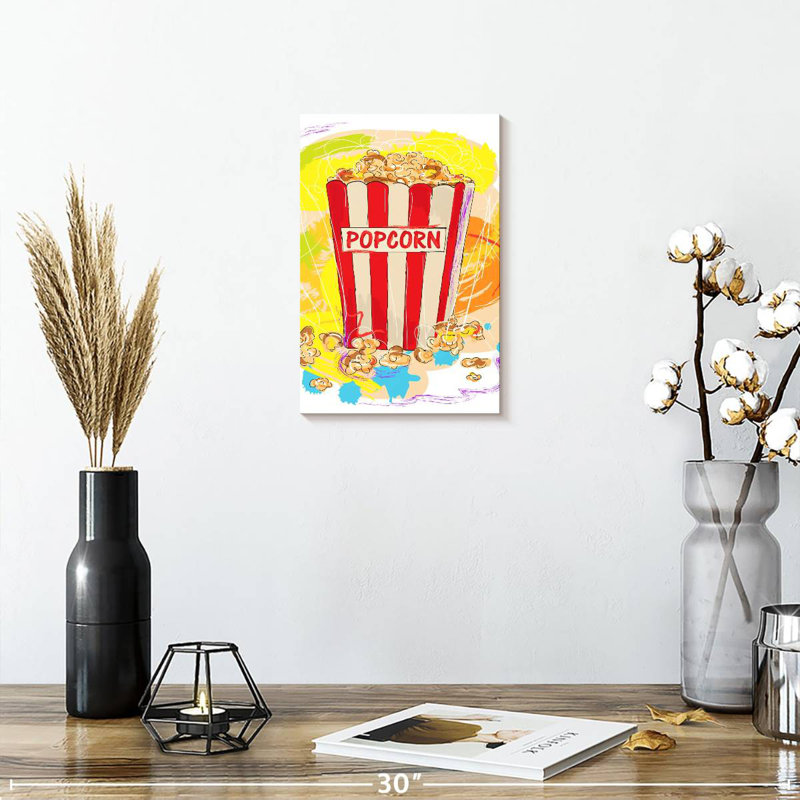 Yarlin Popcorn, 12" H x 8" W