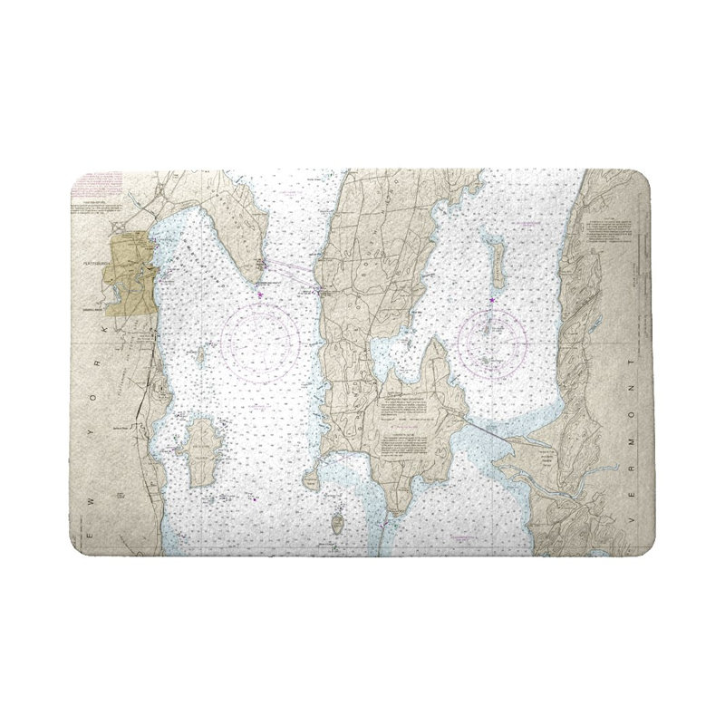 Tapis d'intérieur / extérieur antidérapant Lobdell Cumberland, Rectangle 18 po x 26 po