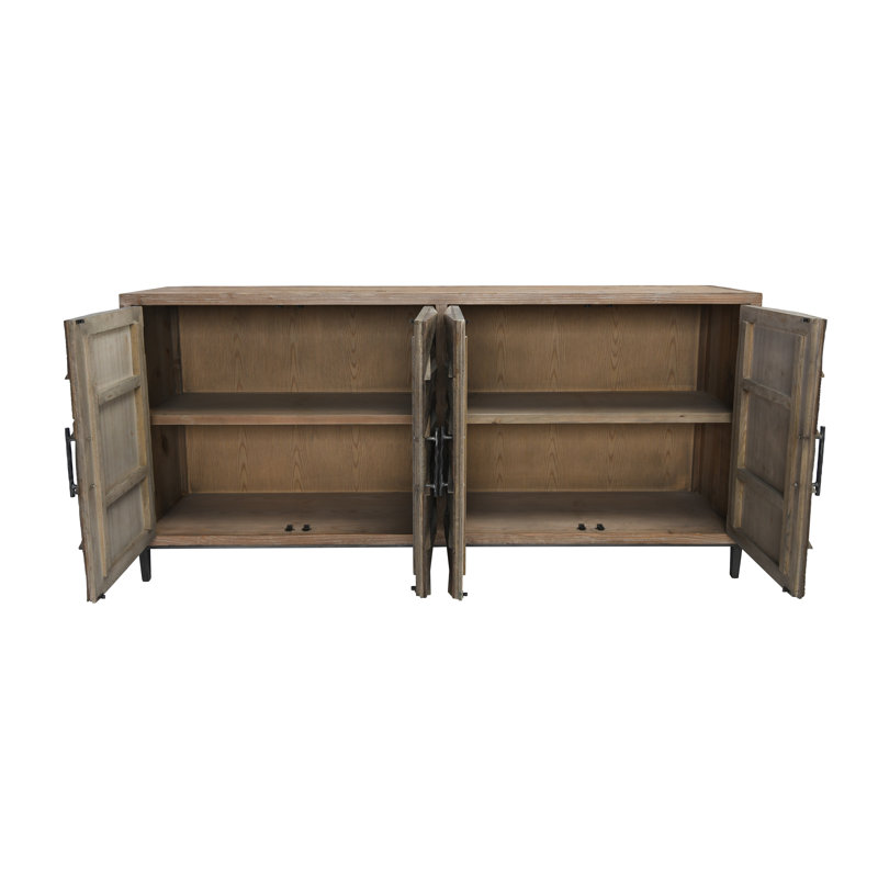 Mave 76 in. W Solid Wood Sideboard
