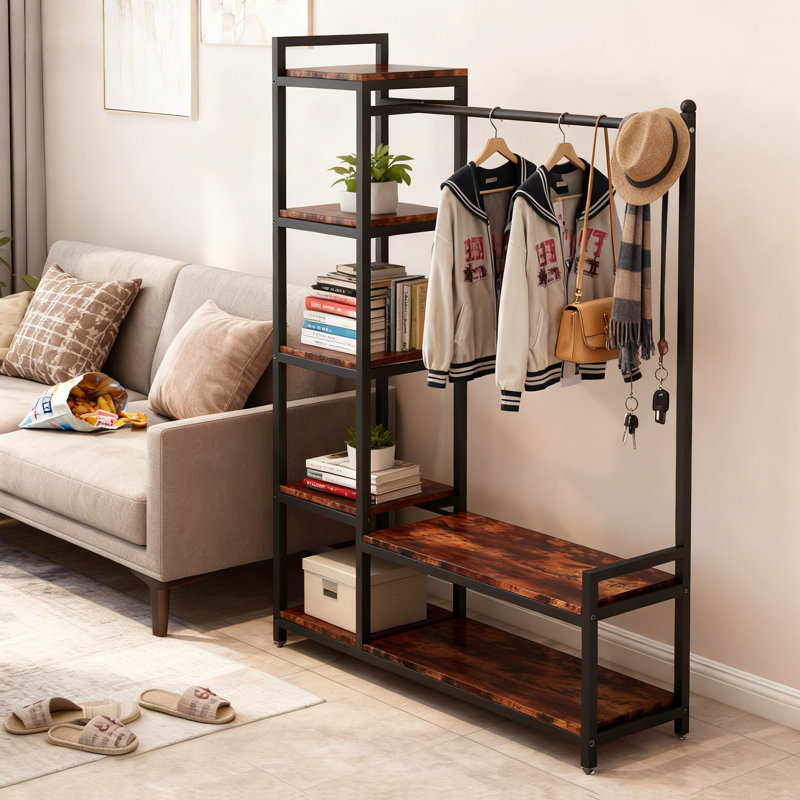 47.24" Industrial Shoe Storage Rack