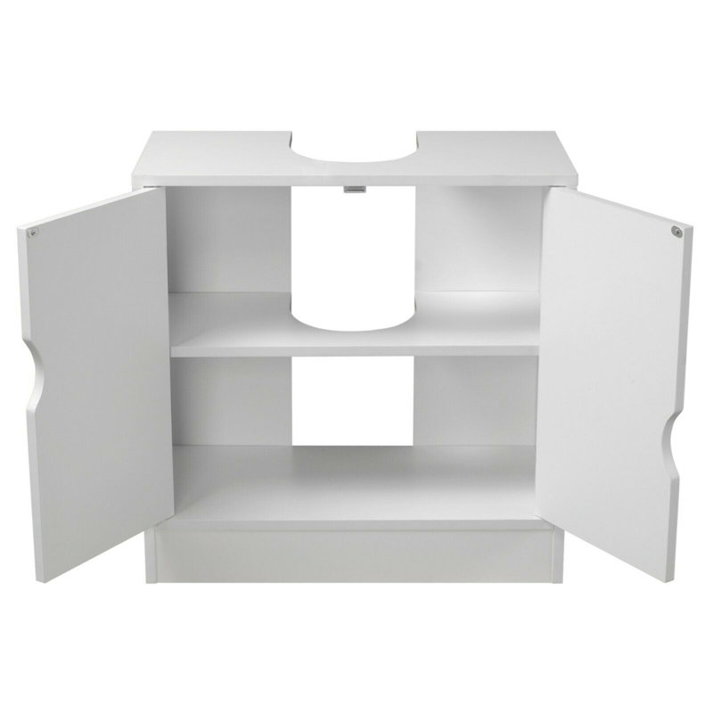 Baqir Under Sink Cabinet, White