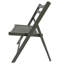 De 4 chaises pliantes grises en bois massif pour chaise supplémentaire 16,05 po Option profonde et pratique-121070369