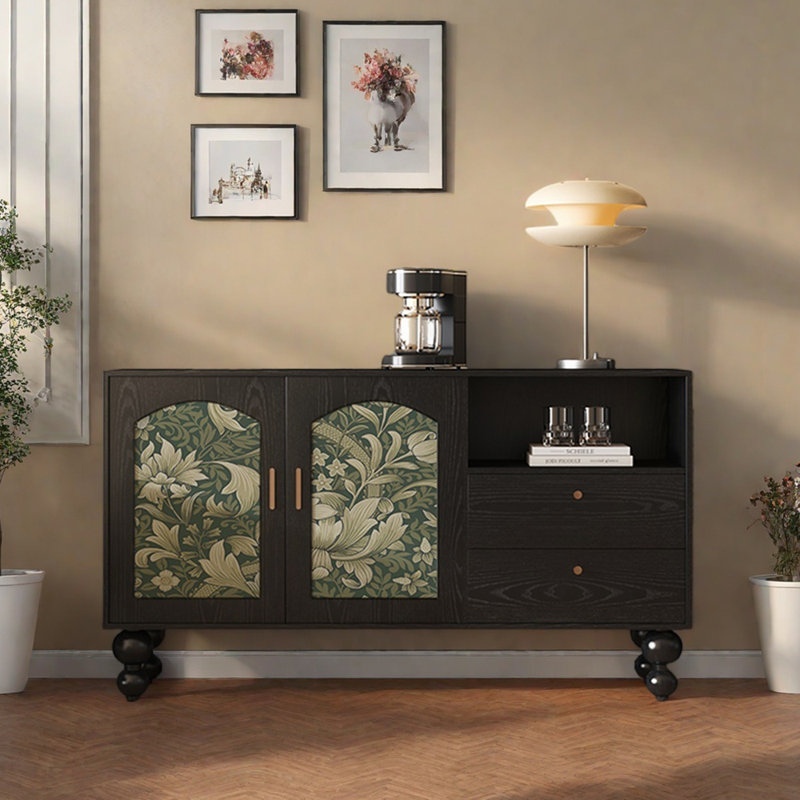 Buffet grande capacité 59,1 po, Noir