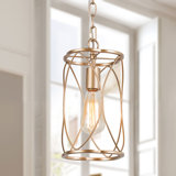 1 - Light Mini Cylinder Drum Kitchen Island Pendant Light