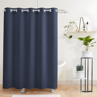 Xtra-Tall Weighted Shower Curtains