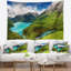 Photographie lake amidst lush greenery tapisserie-28485247