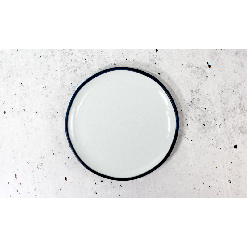 Marl 28cm Melamine Dinner Plate, Blue 