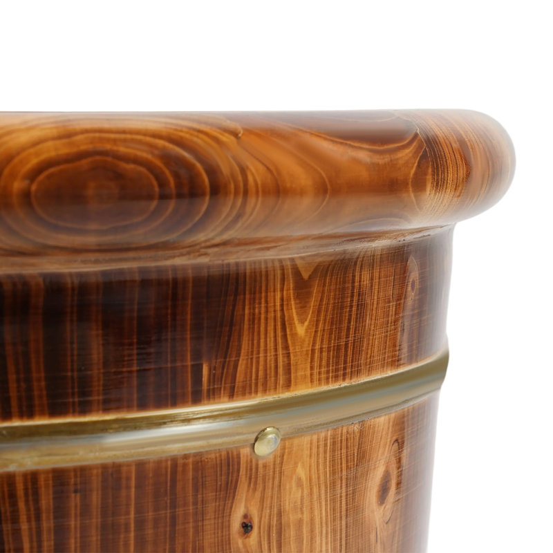 Footbath Bucket Footbath Barrel Wooden Footbath Bucket No Assembly With Massage Beads Plate