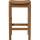 Benedetto 29.5'' Eucalyptus Backless Outdoor Bar Stool