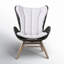 Adagio Tall Wing-back Patio Chair with Cushions-1070875619