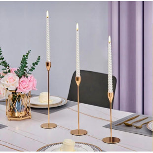 Spiral Wax Taper Candles Unscented Candlesticks Twisted Candles For Home, Wedding, Dinner Table | Pack Of 6 Candle Sticks