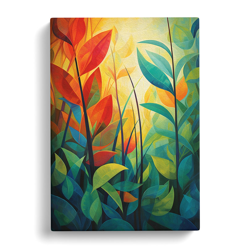 Jungle Abstract No.2 - No Frame Print, 76cm H x 50cm W x 3cm D
