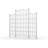 94.9'' H x 106.9'' W Vinyl Lattice Panel Trellis