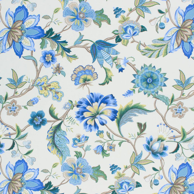 Suite Queen's Garden Fabric, Bluebell
