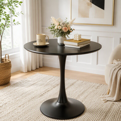 Round Tulip Dining Table with Pedestal Base