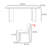 French style rectangular home dining table sets-104499092