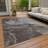 Washable Abstract Indoor / Outdoor Rug-262789290