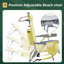 Chaise de plage pliante en aluminium-131898928