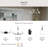 Mack Chandelier with Layered Glass Shades-127380315-131120715