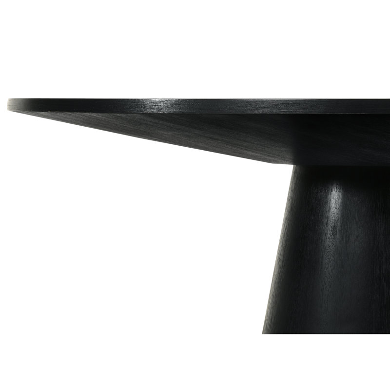 5 tables de salle à manger 59 po - avec siège en tissu ergonomique beige, bois massif et design