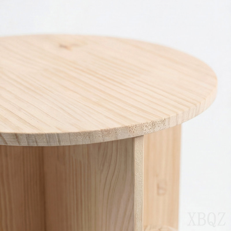 Bibliothèque rotative à 5 niveaux, grande bibliothèque ronde sur pied avec une rotation de 360 °, étagère de rangement en bois pour la chambre à coucher, le salon, le bureau personnel, naturel.