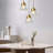 6-head Black Iron Chandelier