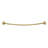 Utopia Alley Rustproof Fixed Mount Single Curved Shower Rod, Aluminum, adjustable from 45" to 72" Wide-102672045