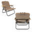 Chaise de plage rembourrée avec housse lavable amovible Lethel Descanso-1800877698