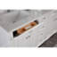 60" Solid Wood Sink Vanity  With 1' Artificial Stone Top-483886939