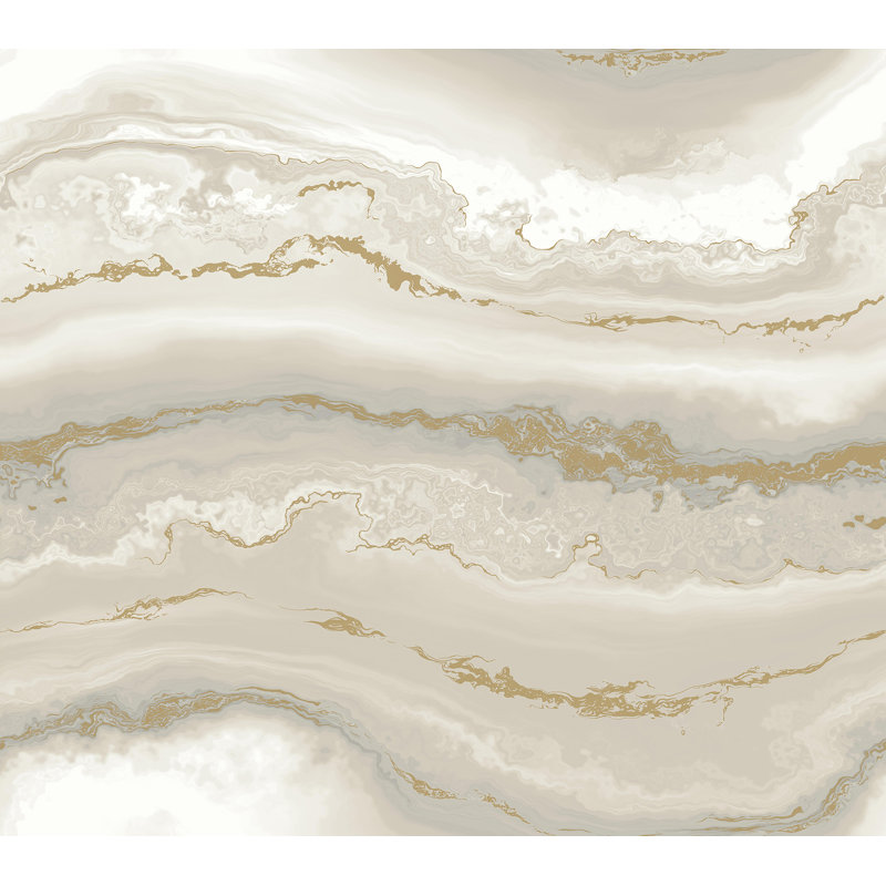 Papier peint adhésif Bobbilynn Premium, Beige