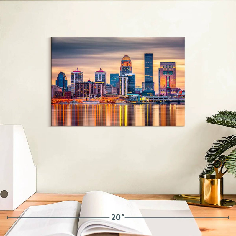 Ravi Louisville Skyline, H 8 po x l 12 po