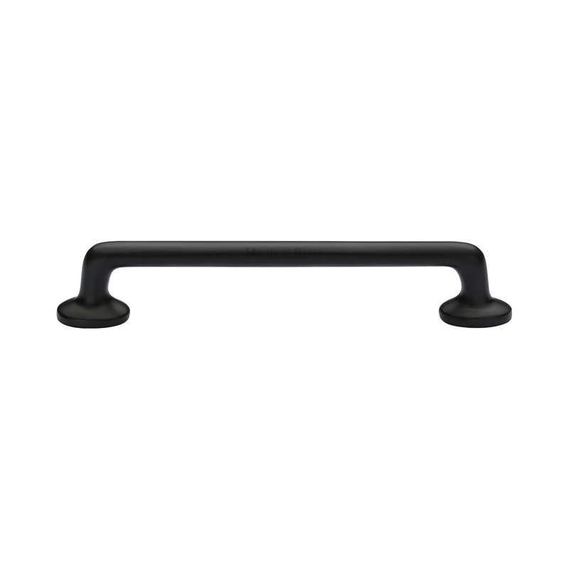 Heritage Brass Heritage Cabinet Pull Traditional Design, 1.1cm H x 18.1 Wcm x 3.2cm D, Matt Black