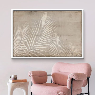 " Tropical Jungle Palm Leaf " Painting Print