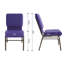 Chaise d'église en tissu 18,5 po Bernardston-22165229-22165241