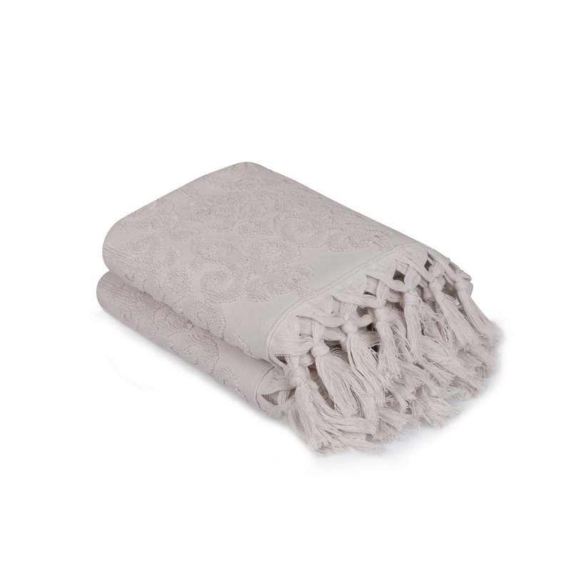 Aliette Midweight Hand Towel, Ecru