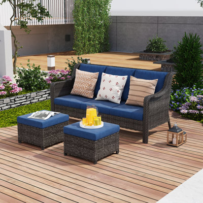 Hamle 3 - Person Patio Sofa