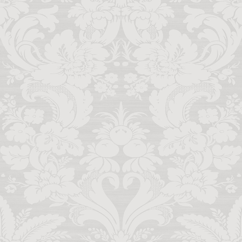 Laura Ashley Martigues Sugared Violet Wallpaper, Gray