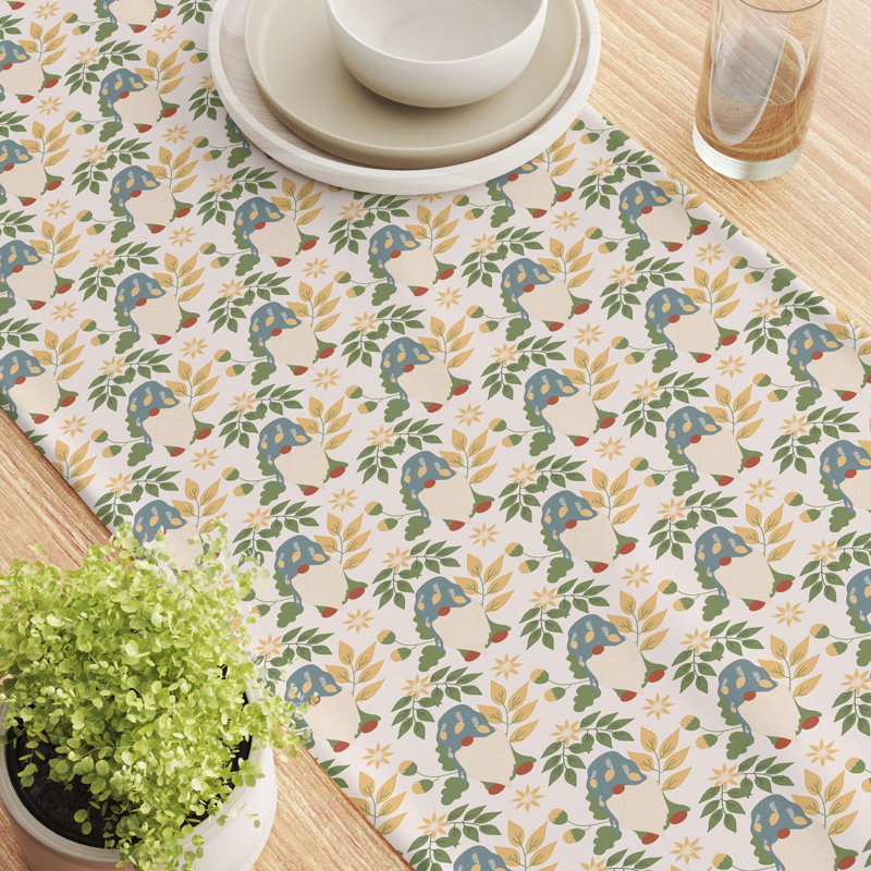 Oman Floral Table Runner, 108" x 14"