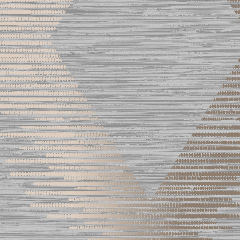 Superfresco Easy Serenity Large Scale Geometric Wallpaper, Grey