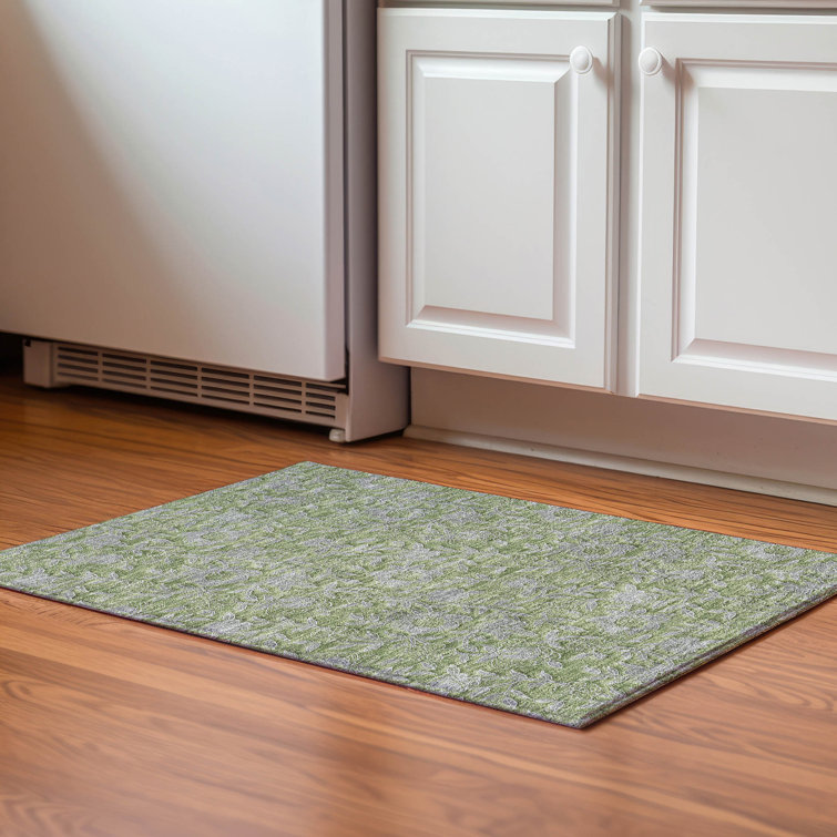 Premium Machine Washable Prisco Olive Rug