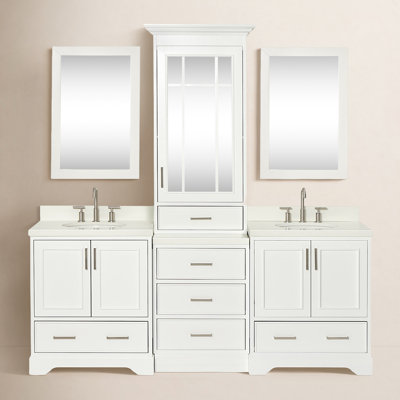 Buckhorn 85'' Double Bathroom Vanity