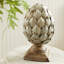 Weathered Metal Artichoke Finial-21189743-21189740