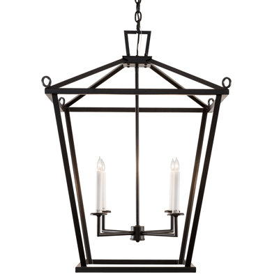 Luminaire suspendu rectangulaire à 4 lumières Kitzi