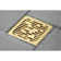 Kingston Brass BSF6310ORB Watercourse Transit 4" Square Grid Shower Drain, Oil Rubbed Bronze
