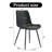 18'' H Faux Leather Upholstered Metal Side Chair-16568093