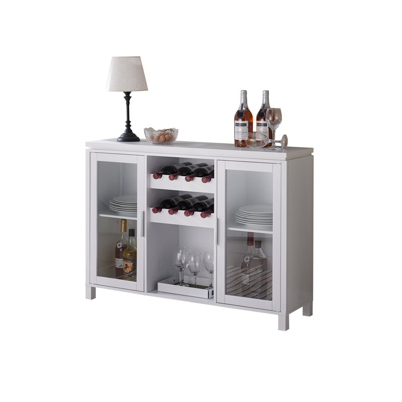 Buffet Anikah Buffet Buffet en bois, Blanc