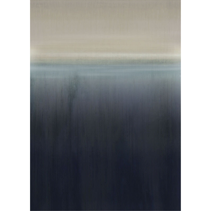 Blue Twilight Painting by James McAllen, Glass Coat, 56" H x 40" W